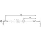Metzger Bremsschlauch 4110447