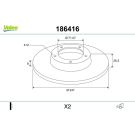 Bremsscheibe 186416