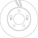 2 x TRW Bremsscheibe DF6876
