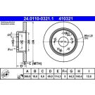 Bremsscheibe 24.0110-0321.1