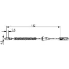 BOSCH Seilzug, Feststellbremse 1 987 482 449