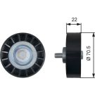 Gates Umlenk-/Führungsrolle, Keilrippenriemen DriveAlign™ T36607