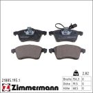 Zimmermann Bremsbelagsatz, Scheibenbremse 21885.195.1