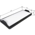BOSCH 1 987 431 168 Innenraumfilter