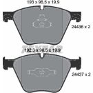 Bremsbelagsatz, Scheibenbremse 2443601 Bremsbelagsatz, Scheibenbremse 2443601