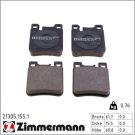 Zimmermann Bremsbelagsatz, Scheibenbremse 21305.155.1