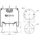 FEBI BILSTEIN 20310 Federbalg, Luftfederung