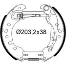 Valeo Bremsbackensatz 554988