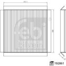 febi bilstein Filter, Innenraumluft 192861 febi bilstein Filter, Innenraumluft 192861