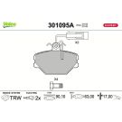 Valeo Bremsbelagsatz, Scheibenbremse EXPERT 301095A