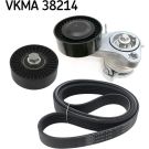 SKF Keilrippenriemensatz VKMA 38214
