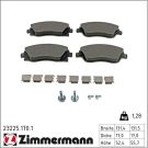 Zimmermann Bremsbelagsatz, Scheibenbremse 23225.170.1