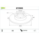 Bremsscheibe 672955