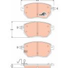 TRW Bremsbelagsatz, Scheibenbremse COTEC GDB3416