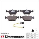 Zimmermann Bremsbelagsatz, Scheibenbremse 20968.195.2