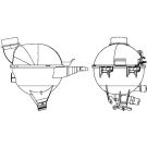 Ausgleichsbehälter, Kühlmittel CRT 17 000S Ausgleichsbehälter, Kühlmittel CRT 17 000S