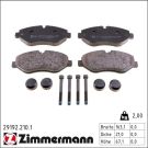 Zimmermann Bremsbelagsatz, Scheibenbremse 29192.210.1