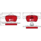 TRW Bremsbelagsatz, Scheibenbremse DTEC COTEC GDB1389DTE