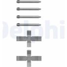 Delphi Zubehörsatz, Scheibenbremsbelag LX0070