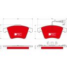 TRW Bremsbelagsatz, Scheibenbremse DTEC COTEC GDB1556DTE