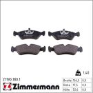 Zimmermann Bremsbelagsatz, Scheibenbremse 21190.180.1