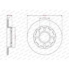 Bremsscheibe DDF2985C