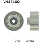 SKF Umlenk-/Führungsrolle, Keilrippenriemen VKM 34102