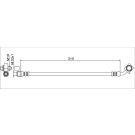 Metzger Bremsschlauch 4111551