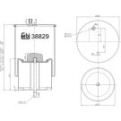 FEBI BILSTEIN 38829 Federbalg, Luftfederung