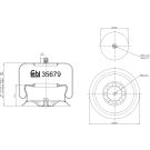 FEBI BILSTEIN 35679 Federbalg, Luftfederung