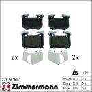 Zimmermann Bremsbelagsatz, Scheibenbremse 22873.160.1