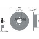 Textar Bremsscheibe PRO 92080703