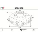 Bremsscheibe 9082836 Bremsscheibe 9082836