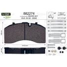 Valeo Bremsbelagsatz, Scheibenbremse OPTIPACK 882274