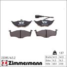 Zimmermann Bremsbelagsatz, Scheibenbremse 23395.145.2