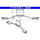 Feder, Bremssattel 11.8116-0366.2