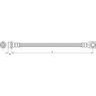 Metzger Bremsschlauch 4116223