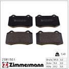 Zimmermann Bremsbelagsatz, Scheibenbremse 21381.150.1