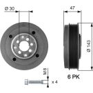 Gates Riemenscheibe, Kurbelwelle DriveAlign™ TVD1014A