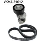 SKF Keilrippenriemensatz VKMA 31012