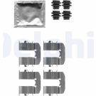 Delphi Zubehörsatz, Scheibenbremsbelag LX0512