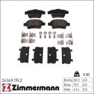 Zimmermann Bremsbelagsatz, Scheibenbremse 24349.175.2