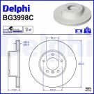 Bremsscheibe BG3998C Bremsscheibe BG3998C