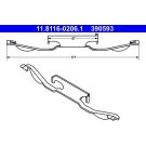 ATE Feder, Bremssattel 11.8116-0206.1
