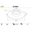 Bremsscheibe 672984