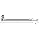 Metzger Bremsschlauch 4111218