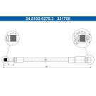 Bremsschlauch 24.5102-0275.3 Bremsschlauch 24.5102-0275.3
