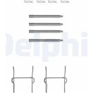 Delphi Zubehörsatz, Scheibenbremsbelag LX0154