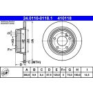 Bremsscheibe 24.0110-0118.1