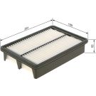 Luftfilter F 026 400 587 Luftfilter F 026 400 587
